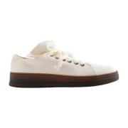 Witte Sneakers Rubberen Zool Vetersluiting UMA Wang , White , Heren