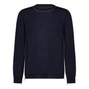 Round-neck Knitwear Maison Margiela , Blue , Heren