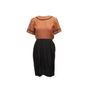 Pre-owned Fabric dresses Balmain Pre-owned , Brown , Dames