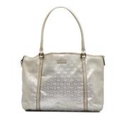 Pre-owned Canvas totes Gucci Vintage , Gray , Dames