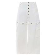 Trousers Off White , White , Dames