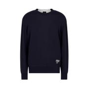 Klassieke Crew Neck Sweater Armani Exchange , Blue , Heren