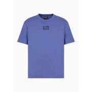 Blauw Core Identity T-Shirt Heren Emporio Armani , Blue , Heren