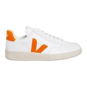 Klassieke Leren Sneakers Veja , White , Heren
