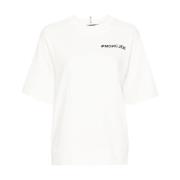 T-Shirts Moncler , White , Dames