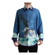 Polo Shirts Dolce & Gabbana , Blue , Heren