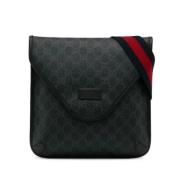 Pre-owned Canvas shoulder-bags Gucci Vintage , Black , Dames