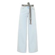 Wide Trousers Kocca , Blue , Dames