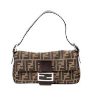 Pre-owned Canvas fendi-bags Fendi Vintage , Green , Dames