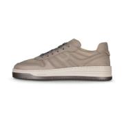 Leren Sneakers met Memory Foam Zool Hogan , Brown , Heren