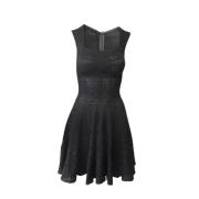 Pre-owned Viscose dresses Alaïa Pre-owned , Black , Dames