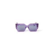 Catalina Sunglasses Off White , Purple , Unisex