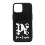 iPhone 15 hoesje Palm Angels , Black , Heren