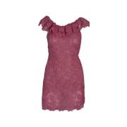 Pre-owned Cotton dresses Miu Miu Pre-owned , Pink , Dames