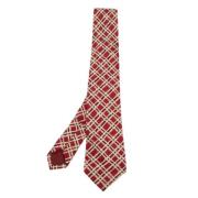 Pre-owned Silk home-office Gucci Vintage , Red , Heren
