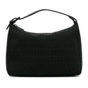 Pre-owned Leather handbags Fendi Vintage , Black , Dames