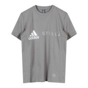 T-Shirts Adidas by Stella McCartney , Gray , Dames