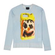 Round-neck Knitwear Givenchy , Blue , Heren