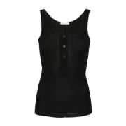 Sleeveless Tops Ami Paris , Black , Dames