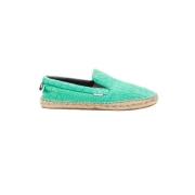 Pre-owned Leather espadrilles Jimmy Choo Pre-owned , Green , Dames