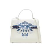 Pre-owned Leather handbags Delvaux Pre-owned , White , Dames