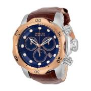 Venom 32957 Heren Quartz Horloge Blauw Invicta Watches , Gray , Heren