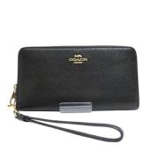 Pre-owned Leather wallets Coach Pre-owned , Black , Dames