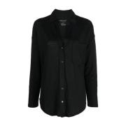 Casual Shirts Majestic Filatures , Black , Dames