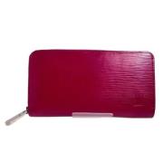 Pre-owned Leather wallets Louis Vuitton Vintage , Pink , Dames