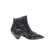 Pre-owned Suede boots Yves Saint Laurent Vintage , Black , Dames