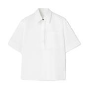 Short Sleeve Shirts Jil Sander , White , Dames