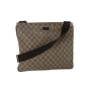 Pre-owned Canvas gucci-bags Gucci Vintage , Beige , Dames