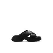 Mini Yoko platform mules Vic Matié , Black , Dames