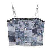 Sleeveless Tops Andersson Bell , Blue , Dames