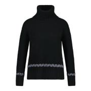 Turtlenecks Kujten , Black , Dames