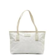 Pre-owned Canvas gucci-bags Gucci Vintage , White , Dames