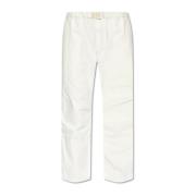 Broek met logo MM6 Maison Margiela , White , Dames