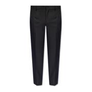 Wollen broek Dolce & Gabbana , Black , Heren