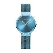 Blauwe Quartz Dameshorloge Bering , Blue , Dames