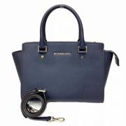 Pre-owned Leather handbags Michael Kors Pre-owned , Blue , Dames