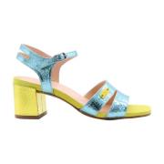 Hoge hak sandalen Floris van Bommel , Blue , Dames