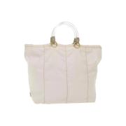 Pre-owned Nylon handbags Prada Vintage , White , Dames