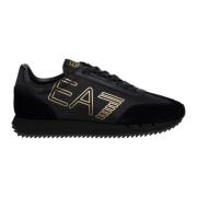 Vintage Sneakers Emporio Armani EA7 , Black , Heren