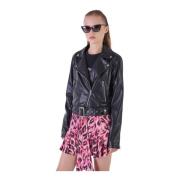 Leather Jackets Silvian Heach , Black , Dames