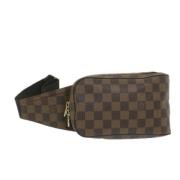 Pre-owned Canvas shoulder-bags Louis Vuitton Vintage , Brown , Dames