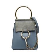 Pre-owned Leather handbags Chloé Pre-owned , Blue , Dames