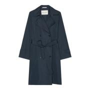 Trench coat regular Marc O'Polo , Blue , Dames