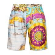 Zijden shorts Moschino , Multicolor , Heren