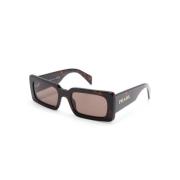 PR A07S 16N5Y1 Zonnebril Prada , Brown , Dames