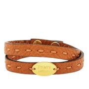 Pre-owned Leather bracelets Fendi Vintage , Yellow , Dames